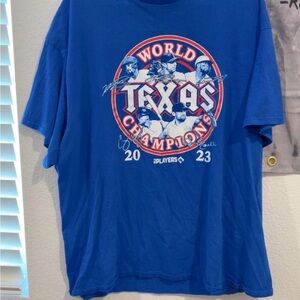 MLB Blue World Champions Tee